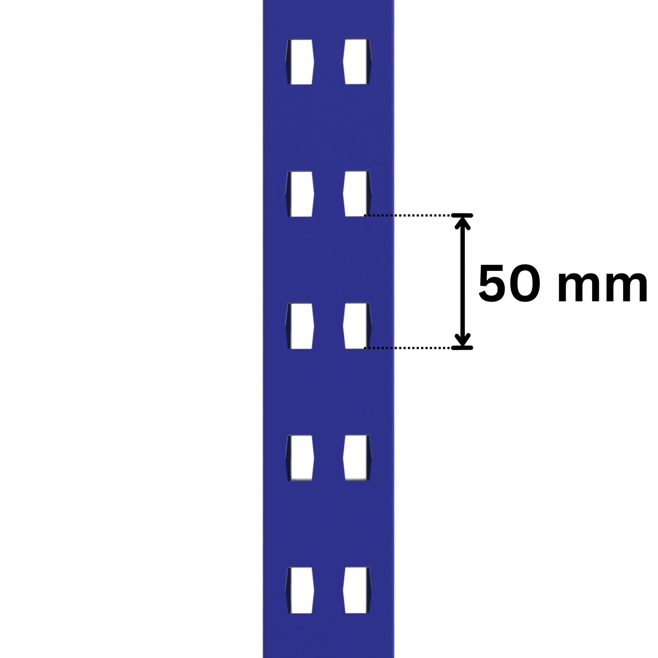 Werkbank vast - Blauw - Alle afmetingen - Werkblad 30 mm